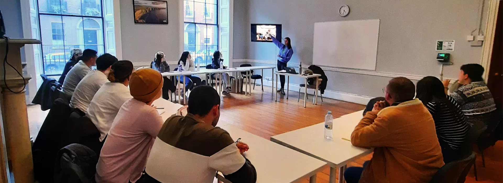 Erin College students enjoying an after-class activity in Ireland