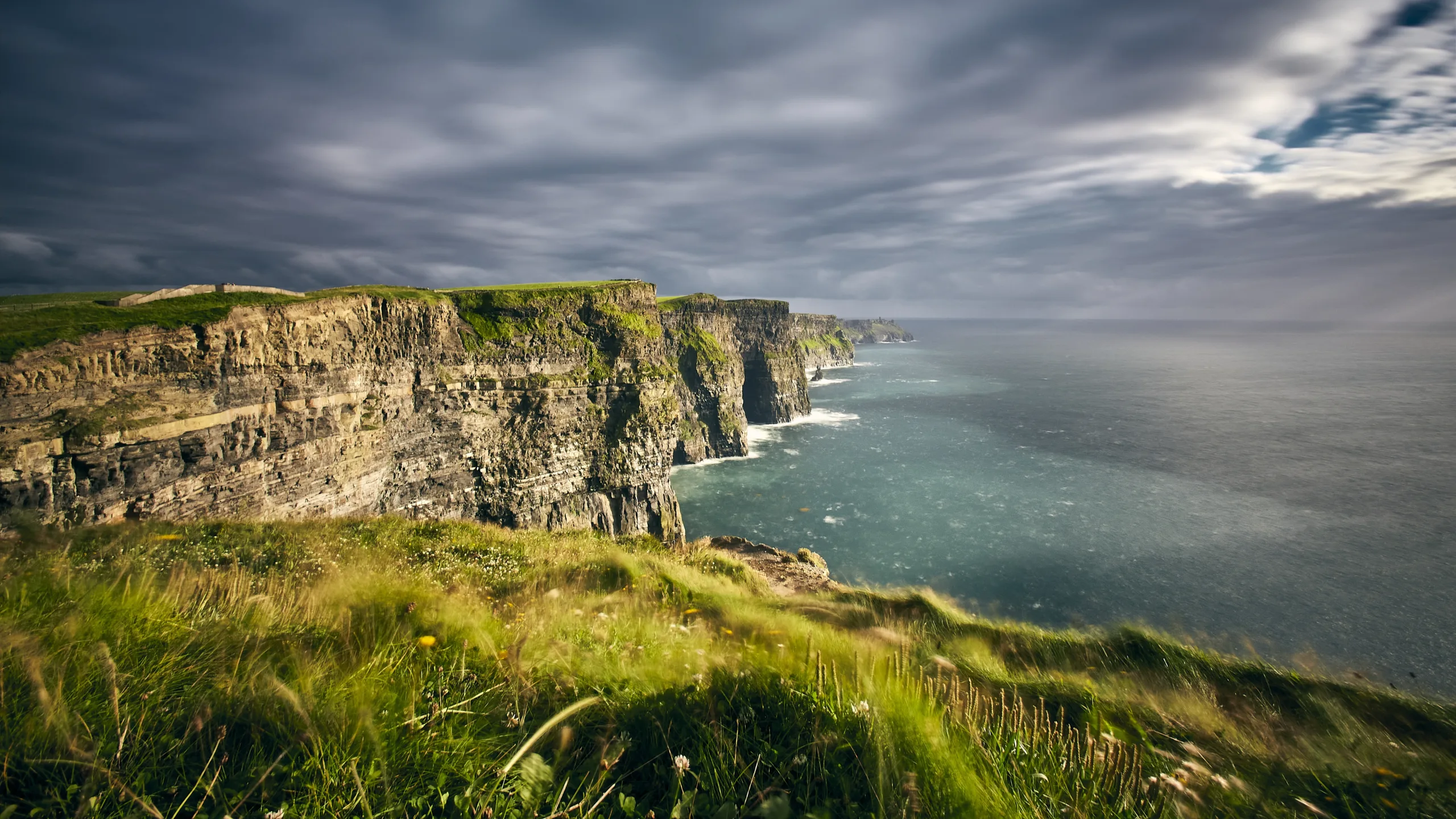 The Cliffs of Moher on the west coast of Ireland
